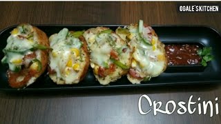 Crostini  Italian Appetizer  Italian Dish  International 1  Ogales Kitchen [upl. by Eceinaj]