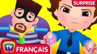 Les voleurs de vélos The Bicycle Thieves  Ep 14 ChuChu TV Police Des Oeufs Surprises [upl. by Llewol]