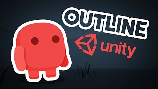 How to make a 2D OUTLINE in Unity [upl. by Ardnalac]