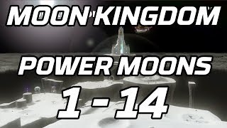 Super Mario Odyssey Moon Kingdom Power Moons 1  14 Guide [upl. by Egrog]