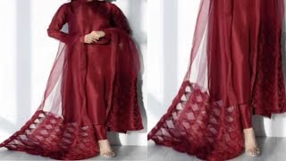 How To Make Designer Dupatta At HomeDupatta Design Ideas By Rabia Ahmed [upl. by Badger]