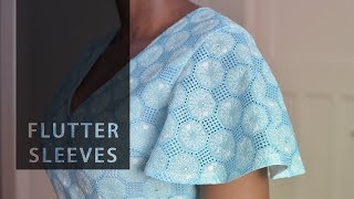 Quick Drafts – Flutter Sleeve Pattern • Elewa [upl. by Lymann]