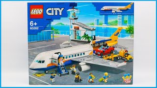 LEGO City 60262 Passenger Airplane Speed Build Review [upl. by Lancaster]