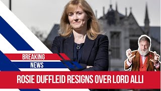 Rosie Duffields resignation [upl. by Babs]