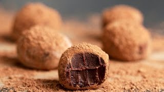 Easy Chocolate Truffles 4 Ways [upl. by Mulry]