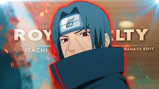 Itachi quotBadassquot  Royalty EditAMV  Very Quick Project File [upl. by Kristin]