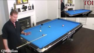 ESPN World Pool Champion Beats the 15 Ball Ghost Using the TOI Billiards System [upl. by Mcarthur604]