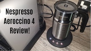 Nespresso Aeroccino 4 Milk Frother Review  Worth upgrading from the Aeroccino 3 [upl. by Hourigan]