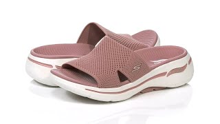 SKECHERS Performance Go Walk Arch Fit Knit Slide SKU 9487730 [upl. by Bernadene]