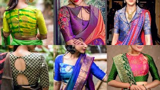 NEW Brocade Fabric Blouse Designs [upl. by Shadow]