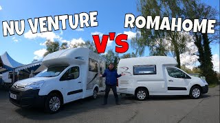 SMALL CAMPERS WHICH is BEST  Romahome or Nu Venture [upl. by Sices990]