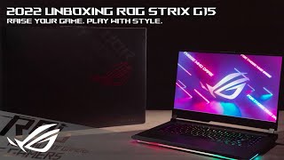 Unboxing the ROG Strix G15 2022  ROG [upl. by Sanoy603]