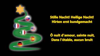 Stille Nacht heilige Nacht  Douce nuit sainte nuit DE  FR lyrics [upl. by Araid789]