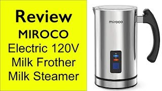 Review Miroco Milk Frother  How to make froth milk at home [upl. by Eeneg]