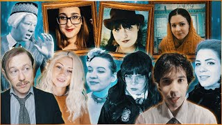 Hogwarts Halloween 🎃 ASMR Collab Harry Potter inspired Roleplay ⚡ Ghosts Teachers amp Portraits ✨ [upl. by Amilah]