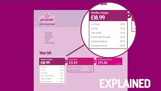 Your Plusnet bill [upl. by Osman]