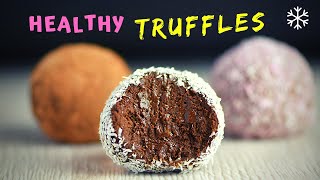 Healthy Chocolate Truffles 2 ways [upl. by Yasmin522]