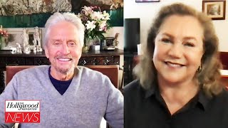 ‘The Kominsky Method’ Cast Michael Douglas amp Kathleen Turner I THR Interview [upl. by Idnahc776]