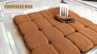 Condensed Milk Chocolate Truffles Recipe [upl. by Enialahs]