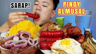 PINOY ALMUSAL MUKBANG  Filipino Breakfast Mukbang  Pinoy Mukbang  Mukbang Philippines  Asmr Food [upl. by Rahmann]