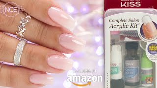 Nail Pro Tests Kiss Complete Acrylic Kit Plus 3 Weeks Later Review [upl. by Christyna]