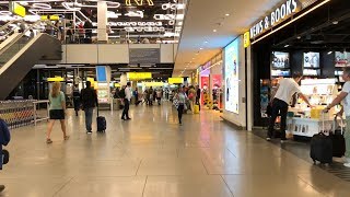 Schiphol Airport Amsterdam Transit Area Tour July 2018 ᴴᴰ [upl. by Aynom]