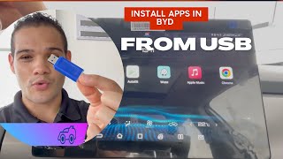 How install apps from USB in a BYD electric car [upl. by Hester183]