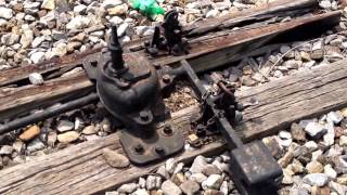 Railroad switches and how they work [upl. by Aleunam103]