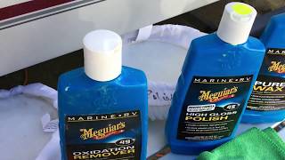 How to Buff Polish and Wax Your Boat [upl. by Marilin536]