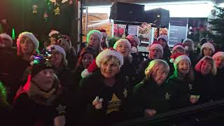 WHAT CHRISTMAS MEANS TO ME Rock Choir at Birkdale Lights Switch On 1st December 2024 [upl. by Inol413]