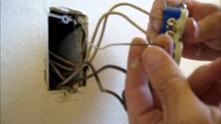 How To Replace An Old Electrical Outlet  Wall Plug Replacement [upl. by Adnohsar]