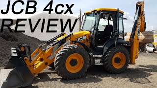 JCB 4CX Bachoe Loader  Review [upl. by Kameko]