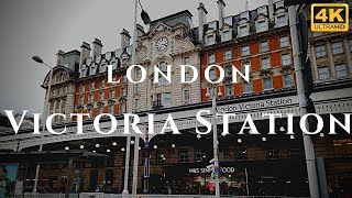 London Victoria Station Walk Through England 4K [upl. by Alysoun]