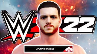 FACE SCAN amp IMAGE UPLOAD WWE 2k22 [upl. by Truk]