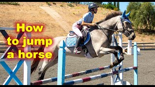 How to Jump a Horse Beginners [upl. by Cassandry]