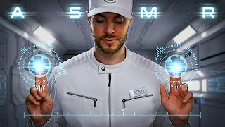 ASMR Sleep Clinic in Outer Space – The Future of Sleep Technology SciFi [upl. by Merow39]