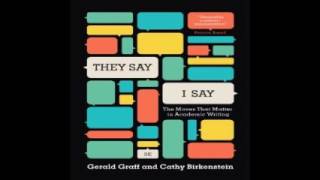 They Say  I Say audiobook by Gerald Graff Cathy Birkenstein [upl. by Aihseyn]