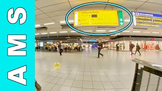 Amsterdam Schiphol AMS International to Schengen Transit amp Arrival [upl. by Naves]