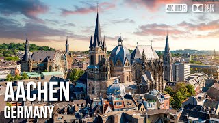 Aachen Historic City Cathedral  🇩🇪 Germany 4K HDR Walking Tour [upl. by Eelimaj]