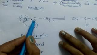 Tautomerism structural isomerism [upl. by Dorreg]