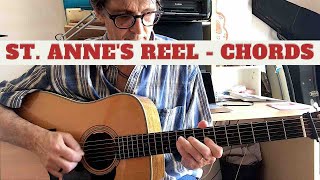 ST ANNES REEL  BEAUTIFUL CHORDS  Bluegrass Guitar Lesson [upl. by Bethesda]