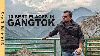 Top 10 places to visit in Gangtok Sikkim  Gangtok tourist spots  Gangtok Sightseeing  Travel Vlog [upl. by Shinberg]