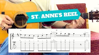 HOW TO PLAY ST ANNE’S REEL ON GUITAR [upl. by Rugen]