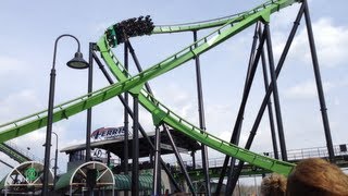 Green Lantern Six Flags Great Adventure [upl. by Godderd681]