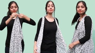 How to wear Dupatta perfectly  5 Dupatta Draping Styles  DIY Dupatta styles in different way [upl. by Montfort914]