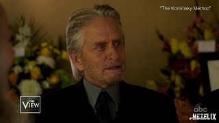 Michael Douglas on quotKominsky Methodquot amp Catherine Zeta Jones  The View [upl. by Idnahs]