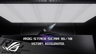 2025 ROG Strix SCAR 1618  Victory accelerated  ROG [upl. by Raine]