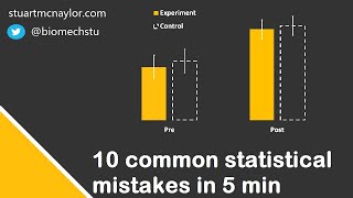 Ten Statistical Mistakes in 5 Min [upl. by Jorrie]