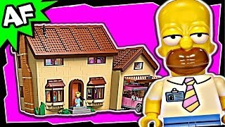 Lego SIMPSONS HOUSE 71006 Stop Motion Build Review [upl. by Ayahsey396]