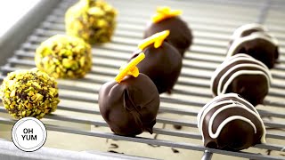 Professional Baker Teaches You How To Make CHOCOLATE TRUFFLES [upl. by Brown]